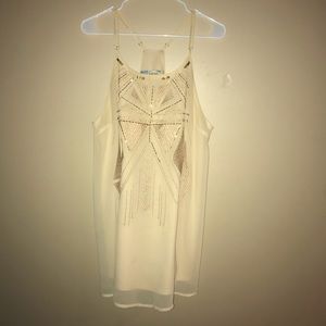 Cecico✨ Geometric Beaded Halter Dress👗